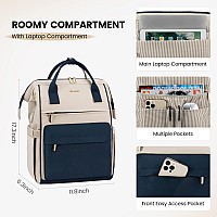 Lovevook Laptop Backpack Purse For Women Waterproof Teacher Nurse Bag 156 Inch Work Laptop Bag With Usb Port Business Travel