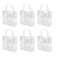 30 Pack Clear Gift Bags With Handle Reusable Plastic Bags Small Gift Wrap Tote Bags Clear Bags For Gifts Wedding Party Favors