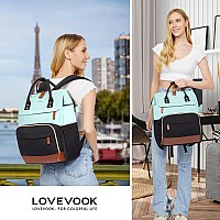 Lovevook Laptop Backpack For Women 156 Inch Work Business Backpacks Purse Large Capacity Educators Nurse Bag Backbag Waterpr