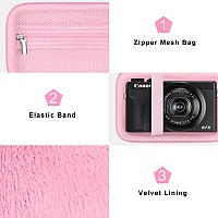 Canboc Camera Case For Canon Powershot G7 X Mark Ii G7X Mark Iii Digital 4K Vlogging Camera Point And Shoot 4K Video Camera Ba