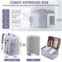 Lovevook Large Travel Backpack For Womencarry On Backpack Flight Approvedpersonal Item Backpack Travel Bag With 3 Packing Cube