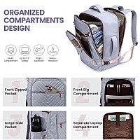 Lovevook Large Travel Backpack For Womencarry On Backpack Flight Approvedpersonal Item Backpack Travel Bag With 3 Packing Cube