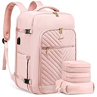 Lovevook Large Travel Backpack For Womencarry On Backpack Flight Approvedpersonal Item Backpack Travel Bag With 3 Packing Cube