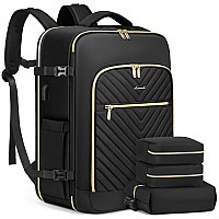 Lovevook Large Travel Backpack For Womencarry On Backpack Flight Approvedpersonal Item Backpack Travel Bag With 3 Packing Cube