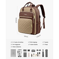 Lovevook Laptop Backpack Purse For Women 156 Laptop Bag For Travel With Usb Port Water Resistant Lightweight Daypacks For Co