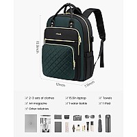 Lovevook Laptop Backpack Purse For Women 156 Laptop Bag For Travel With Usb Port Water Resistant Lightweight Daypacks For Co