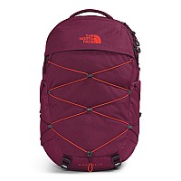 The North Face Womens Borealis Commuter Laptop Backpack Boysenberry Light Heatherfiery Red One Size