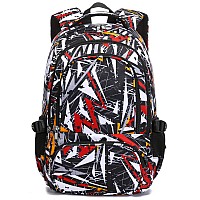 Bluefairy Backpack For Boys 812 Kids Elementary Primary Middle Scool Bag Unique Prints Lots Of Pockets Durable Roomy Inte