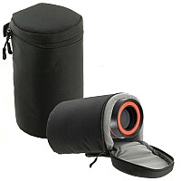 Navitech Black Water Resistant Camera Lens Protective Case Pouch Compatible With Canon Rf 100400Mm F568 Is Usm Lens