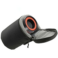 Navitech Black Water Resistant Camera Lens Protective Case Pouch Compatible With Canon Rf 100400Mm F568 Is Usm Lens