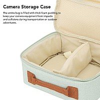 Camera Bag Large Capacity Camera Storage Bag With Adjustable Shoulder Strap Thickened Padding Handle Zipper Camera Case For Cp