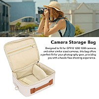 Camera Bag Large Capacity Camera Storage Bag With Adjustable Shoulder Strap Thickened Padding Handle Zipper Camera Case For Cp