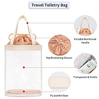 Travel Toiletry Bag Clear Makeup Bag For Women Tsa Approved Toiletry Bag Waterproof Clear Bag Cosmetic Pouch Transparent Mak