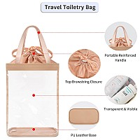 Travel Toiletry Bag Clear Makeup Bag For Women Tsa Approved Toiletry Bag Waterproof Clear Bag Cosmetic Pouch Transparent Mak