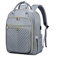 Lovevook Laptop Backpack For Women Water Resistant Travel Work Backpacks Purse Stylish Business Teacher Nurse Computer Bag With