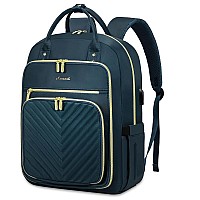 Lovevook Laptop Backpack For Women Water Resistant Travel Work Backpacks Purse Stylish Business Teacher Nurse Computer Bag With