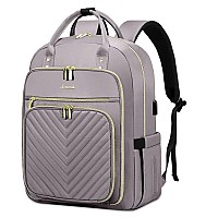 Lovevook Laptop Backpack For Women Water Resistant Travel Work Backpacks Purse Stylish Business Teacher Nurse Computer Bag With