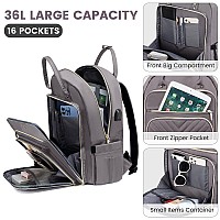 Lovevook Laptop Backpack For Women Water Resistant Travel Work Backpacks Purse Stylish Business Teacher Nurse Computer Bag With