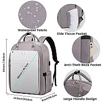 Lovevook Laptop Backpack For Women Water Resistant Travel Work Backpacks Purse Stylish Business Teacher Nurse Computer Bag With