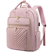 Lovevook Laptop Backpack For Women Water Resistant Travel Work Backpacks Purse Stylish Business Teacher Nurse Computer Bag With