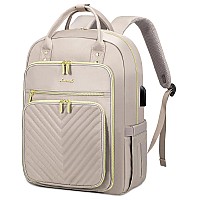 Lovevook Laptop Backpack For Women Water Resistant Travel Work Backpacks Purse Stylish Business Teacher Nurse Computer Bag With