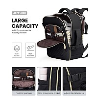 Lovevook Carry On Backpack 40L Travel Backpack For Women Airline Approvedluggage Business Weekender Overnight Daypack As Perso