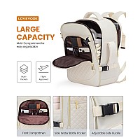 Lovevook Carry On Backpack 40L Travel Backpack For Women Airline Approvedluggage Business Weekender Overnight Daypack As Perso