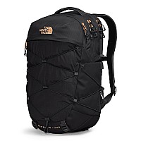 The North Face Womens Borealis Luxe Commuter Laptop Backpack Tnf Blackburnt Coral Metallic One Size