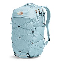 The North Face Womens Borealis Luxe Commuter Laptop Backpack Icecap Blueburnt Coral Metallic One Size