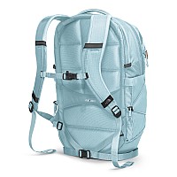 The North Face Womens Borealis Luxe Commuter Laptop Backpack Icecap Blueburnt Coral Metallic One Size