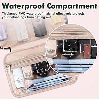 Wedama Toiletry Bag For Women Medium Cosmetic Travel Bag Hanging Toiletry Bag For Bathroom Thickened Pvc Waterproof Makeup Ba