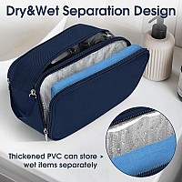 Wedama Toiletry Bag For Men Handheld Travel Toiletry Bag Waterproof Travel Bag For Toiletries Thickened Polyester Travel Dopp