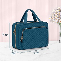 Wedama Toiletry Bag For Women Medium Cosmetic Travel Bag Hanging Toiletry Bag For Bathroom Thickened Pvc Waterproof Makeup Ba