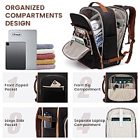 Lovevook 40L Large Travel Backpack For Women Men 17 Inch Carry On Backpack For Traveling On Airplane Personal Item Bag Airline