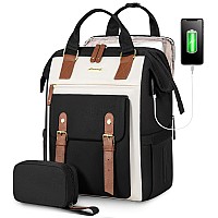 Lovevook Laptop Backpack For Women Travel Backpack With Laptop Compartment Teacher Nurse Work Backpack Purse Laptop Bag Water