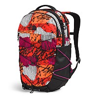 The North Face Womens Borealis Commuter Laptop Backpack Fiery Red Abstract Yosemite Printtnf Blackmr Pink One Size