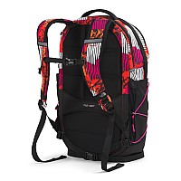 The North Face Womens Borealis Commuter Laptop Backpack Fiery Red Abstract Yosemite Printtnf Blackmr Pink One Size