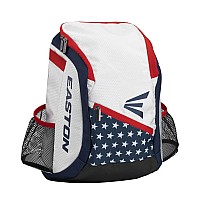 Easton Game Ready Backpack Equipment Bag Youth Stars Stripes