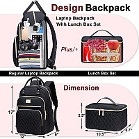 Weitars Lunch Backpack For Women156 Inch Laptop Backpack Travel Backpack For Womenwork Backpackteacher Nurse Backpack Insula