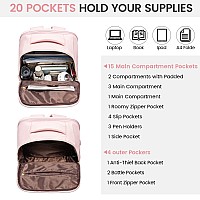 Lovevook Laptop Backpack For Women Business Travel Backpacks Purse Daily Computer Bag For Work Stylish Teacher Office Daypack