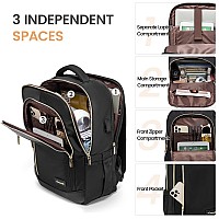 Lovevook Laptop Backpack For Women Business Travel Backpacks Purse Daily Computer Bag For Work Stylish Teacher Office Daypack