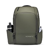 Nomatic Travel Pack 20L Water Resistant Laptop Bag Tsaready Expandable Olive Backpack