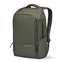 Nomatic Backpack 14L Water Resistant Anti Theft Backpack Laptop Bag Computer Backpack Expandable Olive Backpack