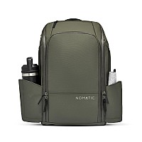 Nomatic Backpack 14L Water Resistant Anti Theft Backpack Laptop Bag Computer Backpack Expandable Olive Backpack