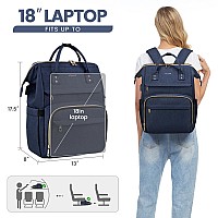 Lovevook Laptop Backpack For Women18 Inch Professional Womens Travel Backpack Purse Computer Laptop Bag Nurse Teacher Backpack