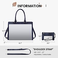 Lovevook Laptop Bag For Women 156 Inch Laptop Tote Bag Vintage Work Bags For Women Computer Bag Office Briefcase Handbag