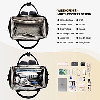 Lovevook Laptop Backpack Purse For Women Waterproof Teacher Nurse Bag 156 Inch Work Laptop Bag With Organizer Bag Business Tra