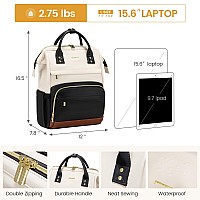 Lovevook Leather Backpack For Women156 Inch Leather Laptop Backpack Womenprofessional Work Backpack Nurse College Teacher Bag