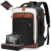 Lovevook Travel Backpack For Women 40L Carry On Backpack With 3 Packing Cubestsa Personal Item Travel Bag Airline Approved Wa