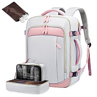 Lovevook Travel Backpack For Women 40L Carry On Backpack With 3 Packing Cubestsa Personal Item Travel Bag Airline Approved Wa